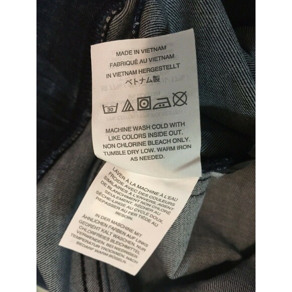 J. Crew womens Pull On Denim Leggings size 25 Indigo Navy Toothpick Jeans 25x27 - Picture 7 of 7